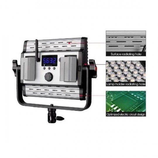 Imagem de Iluminador De Led Greika Hs-600mb Pro +Bateria + Car + Fonte