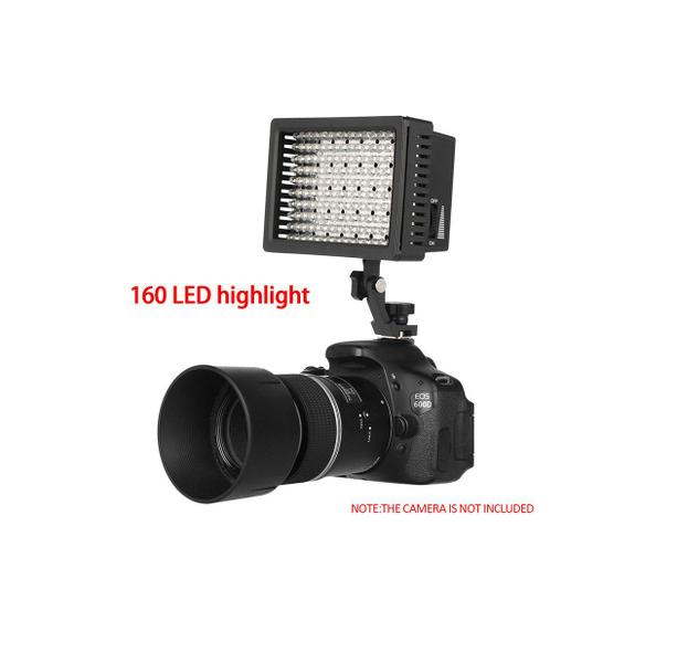Iluminador Led 160 Profissional Cn-160 Canon Nikon Camera - ONLENY Imagem de Iluminador Led 160 Profissional Cn-160 Canon Nikon Camera