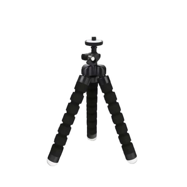 Iluminador LED com Mini Tripé Flexível Preto 3200K a 5600K - TUDOPRAFOTO Imagem de Iluminador LED com Mini Tripé Flexível Preto 3200K a 5600K