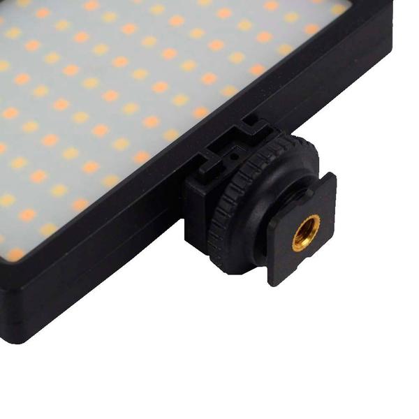 Iluminador LED com Mini Tripé Flexível Preto 3200K a 5600K - TUDOPRAFOTO Imagem de Iluminador LED com Mini Tripé Flexível Preto 3200K a 5600K