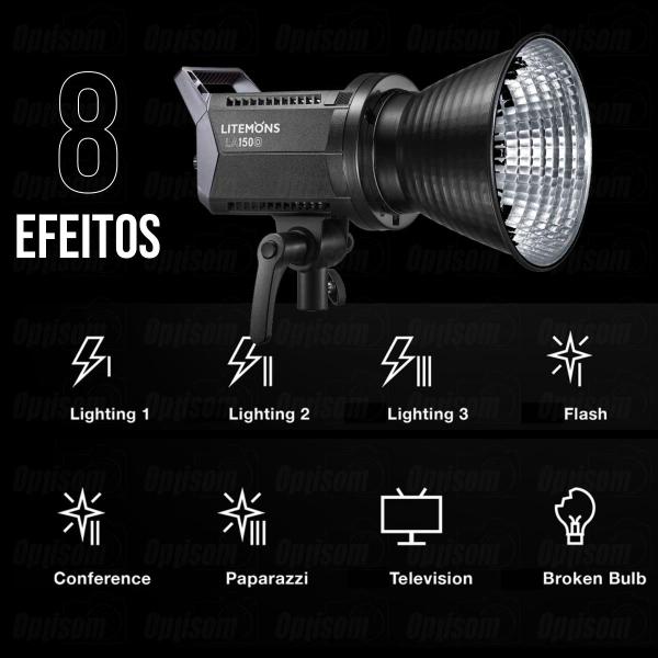 Imagem de Iluminador Led Godox La150d Litemons 190w Daylight Luz Contínua Fria