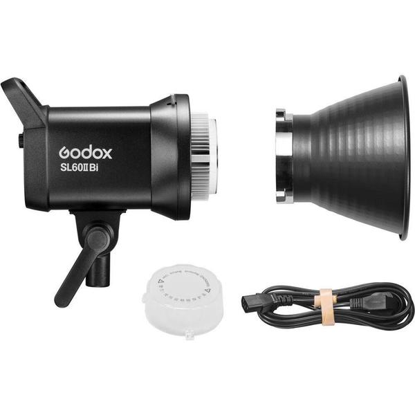 Imagem de Iluminador Led Godox SL60IIBI Bi-Color Video Light 60W Luz Contínua Bowens (Bivolt)