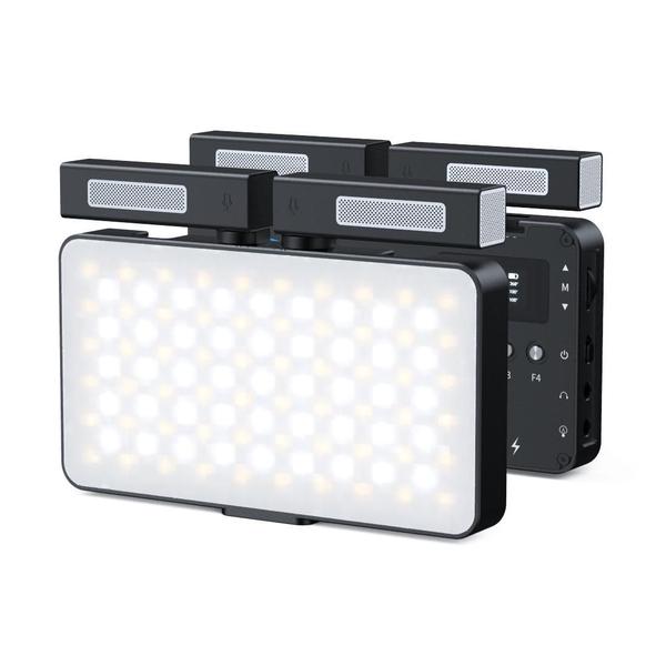 Imagem de Iluminador Led Mamen Sml-V02 Painel Rgb Bicolor 8W Microfone