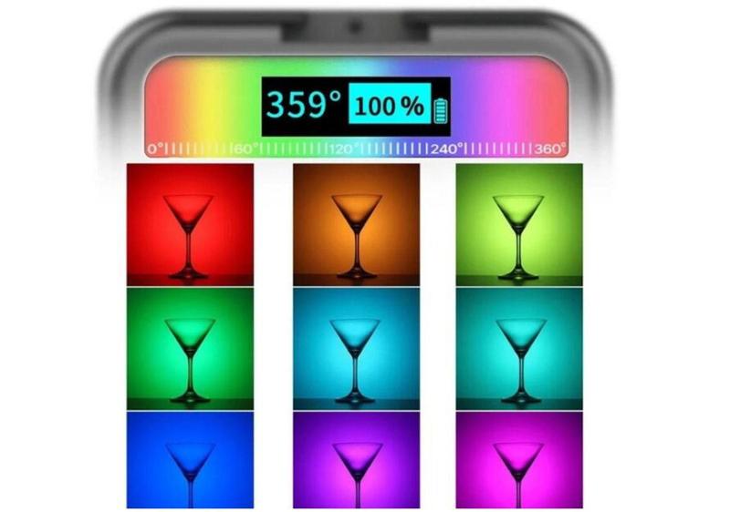 Iluminador Led Para Fotografia Câmeras Profissionais Vl49rgb - ULANZI Imagem de Iluminador Led Para Fotografia Câmeras Profissionais Vl49rgb - ULANZI