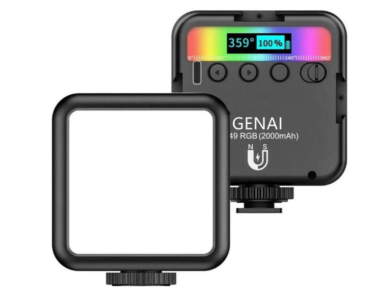 Iluminador Led Para Fotografia Câmeras Profissionais Vl49rgb - ULANZI Imagem de Iluminador Led Para Fotografia Câmeras Profissionais Vl49rgb - ULANZI