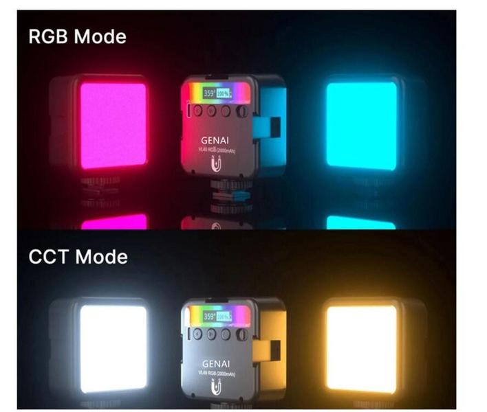 Iluminador Led Para Fotografia Câmeras Profissionais Vl49rgb - ULANZI Imagem de Iluminador Led Para Fotografia Câmeras Profissionais Vl49rgb - ULANZI