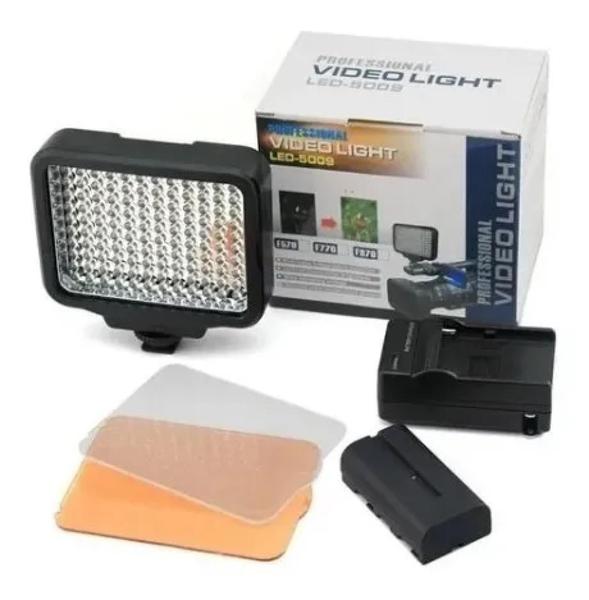 Imagem de Iluminador Led Para Fotos E Video C Bateria - Led-5009