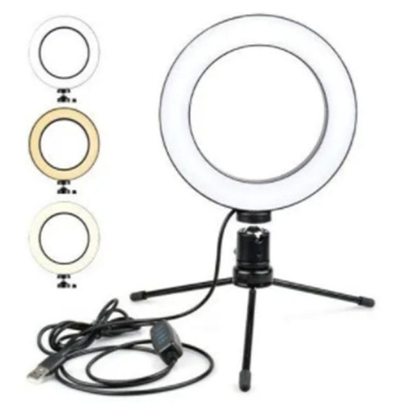 Iluminador Led Ring Light 6 Polegadas 16cm Lançamento Barato - Alex Cuiaba Imagem de Iluminador Led Ring Light 6 Polegadas 16cm Lançamento Barato
