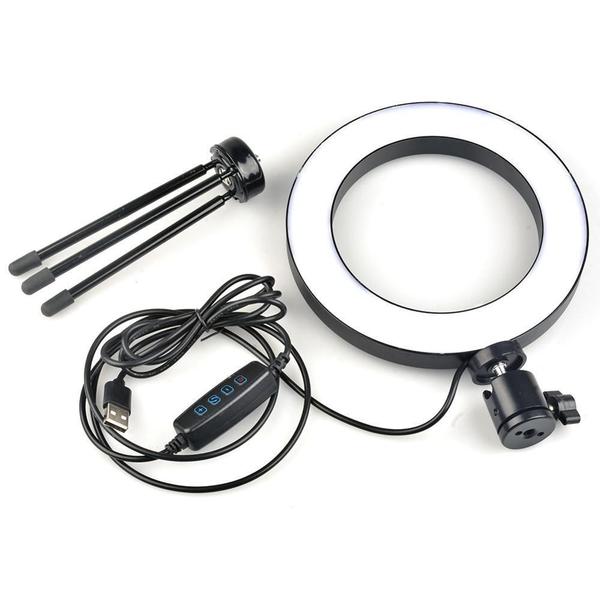 Imagem de Iluminador Led Ring Light 6 Polegadas 16Cm Luz Eficaz