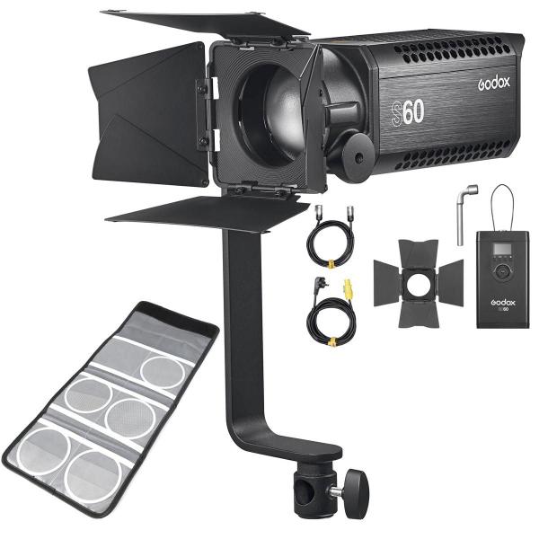 Iluminador Led S60 5600k 60w + Conjunto De Tela Sa-05 Godox Imagem de Iluminador Led S60 5600k 60w + Conjunto De Tela Sa-05 Godox