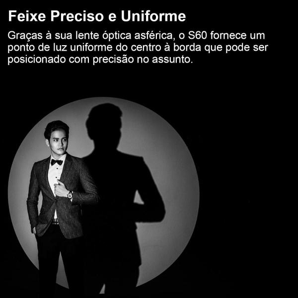 Iluminador Led S60 5600k 60w + Conjunto De Tela Sa-05 Godox Imagem de Iluminador Led S60 5600k 60w + Conjunto De Tela Sa-05 Godox