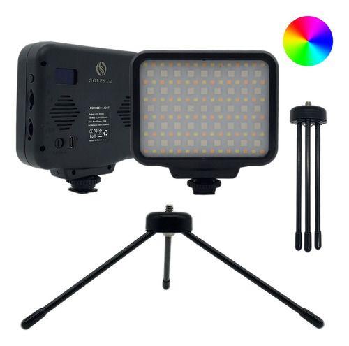 Imagem de Iluminador Led Soleste 5009c + Mini Tripé Ajustável T