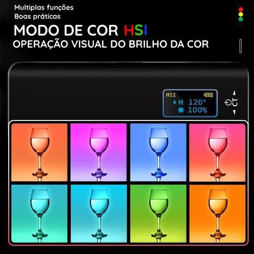 Imagem de Iluminador Led Soleste W140 RGB 2500k-9000k  Fotografia L