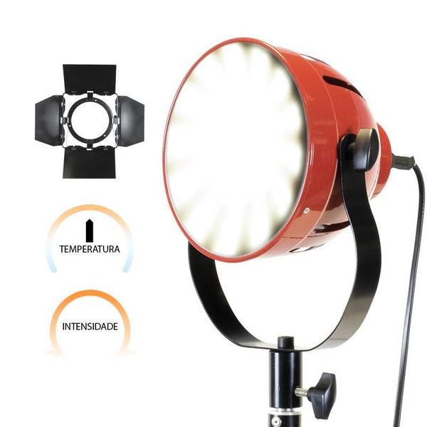 Iluminador Led Tocha 55W Vermelho 5500K - Shl116 Bicolor - Tudoprafoto Imagem de Iluminador Led Tocha 55W Vermelho 5500K - Shl116 Bicolor