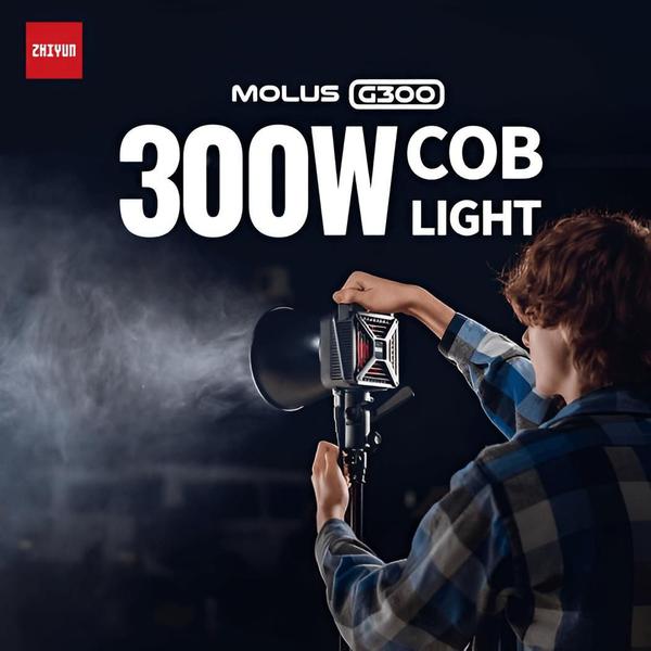 Imagem de Iluminador Led Zhiyun Molus G300 Cob Monolight Bi-Color 300W