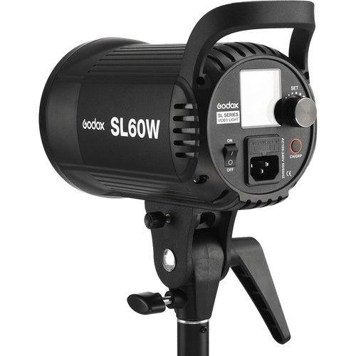 Iluminador luz contínua led godox sl-60w 5600k super potente Imagem de Iluminador luz contínua led godox sl-60w 5600k super potente