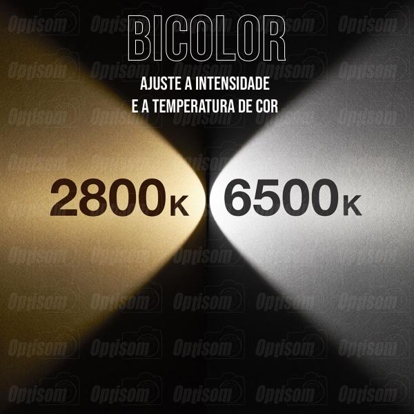 Imagem de Iluminador Luz Led Contínua Bicolor Godox Sl100bi 100w Com Refletor