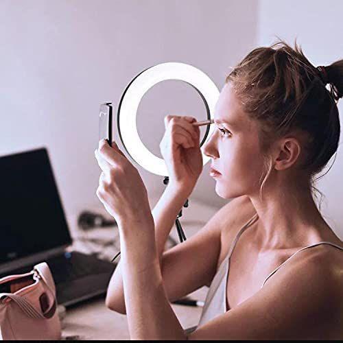 Imagem de Iluminador Mini Ring Light Com Tripé Maquiagem 6 Polegadas 