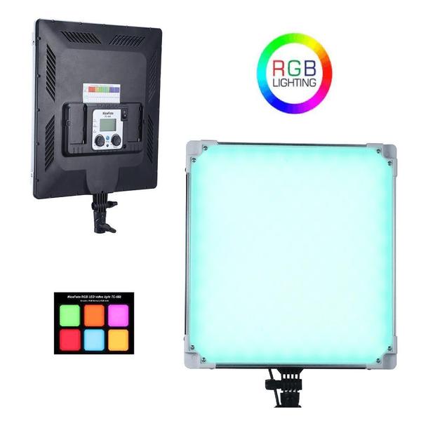 Imagem de Iluminador Painel Led Nicefoto Tc-668 Ii Rgb Slim Video Fill