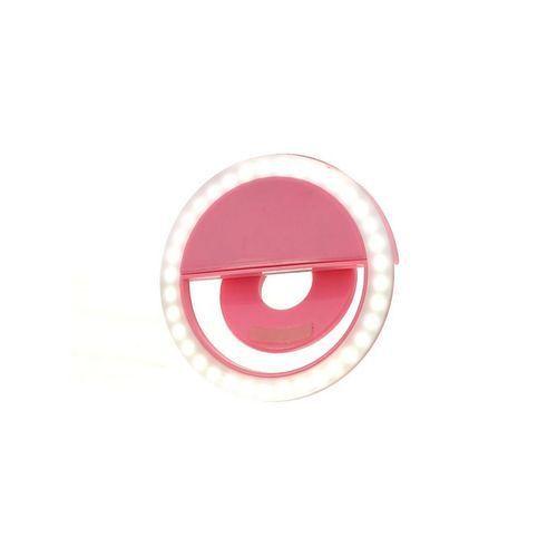 Iluminador Para Foto Luz Led Ring Light Selfie Rosa - BCS Imagem de Iluminador Para Foto Luz Led Ring Light Selfie Rosa