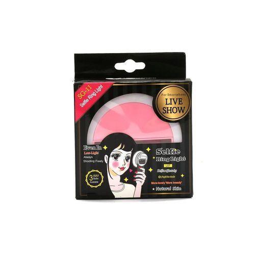 Iluminador Para Foto Luz Led Ring Light Selfie Rosa - BCS Imagem de Iluminador Para Foto Luz Led Ring Light Selfie Rosa