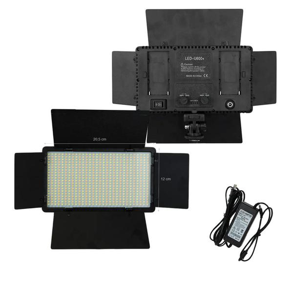 Imagem de Iluminador Pro Led 600 Bicolor 40w Somita + Fonte + Tripé