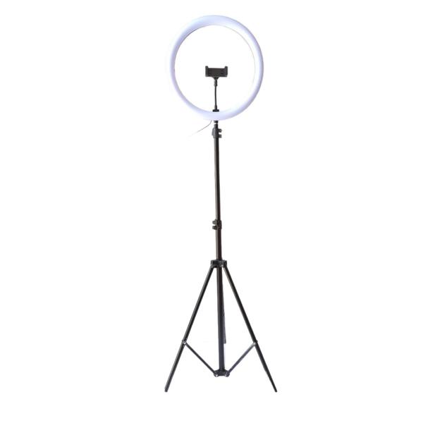 Imagem de Iluminador Ring Light 12 Polegadas 30cm Com Tripé 2,10m Profissional Kit 2 Unidades