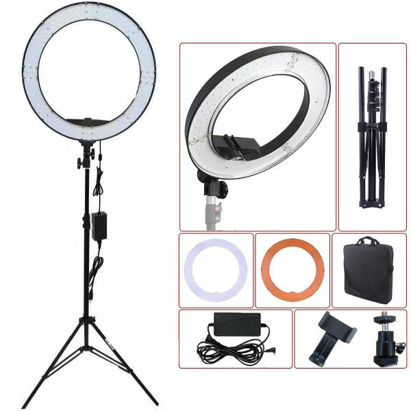 Imagem de Iluminador Ring Light 18 48Cm Tripé 2M Suporte Câmera Gt719