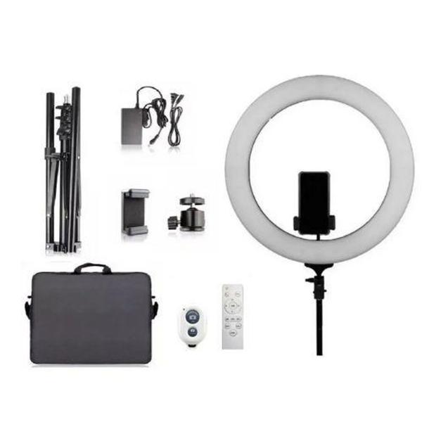 Imagem de Iluminador Ring Light 18 Polegadas 80w 48cm+tripe 448 Leds