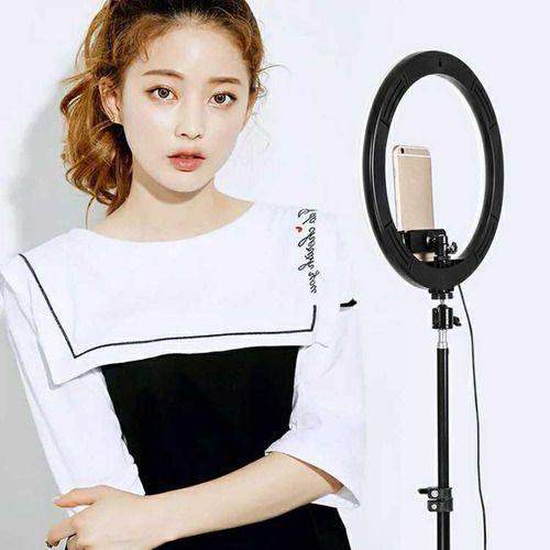 Iluminador Ring Light Anel Luz C Tripé 1,80 30cm Youtubers - oem Imagem de Iluminador Ring Light Anel Luz C Tripé 1,80 30cm Youtubers