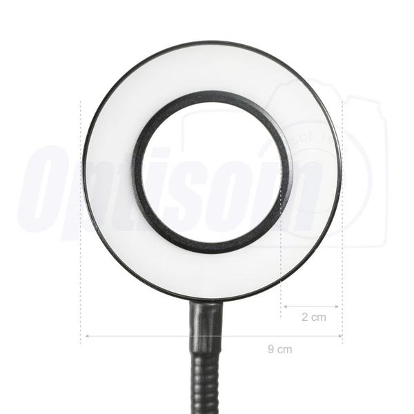 Imagem de Iluminador Ring Light Duplo Com Suporte Celular - Greika