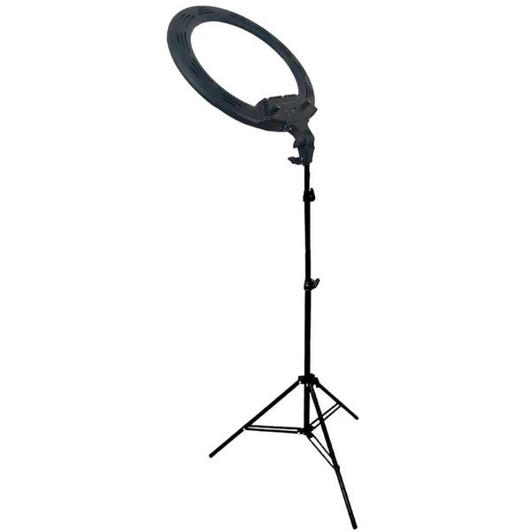 Iluminador Ring Light Easy DX-18-2001 46cm 70w com Tripé de 2 metros Imagem de Iluminador Ring Light Easy DX-18-2001 46cm 70w com Tripé de 2 metros