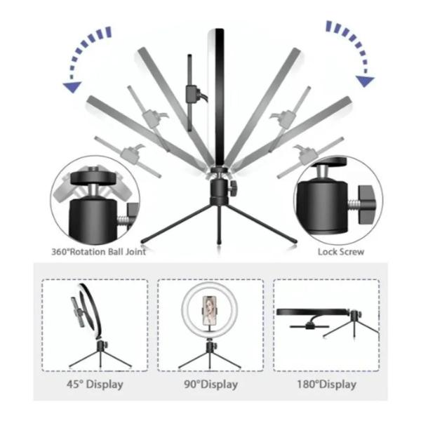 Imagem de Iluminador Ring Light Exbom Ilum-R10W012 10