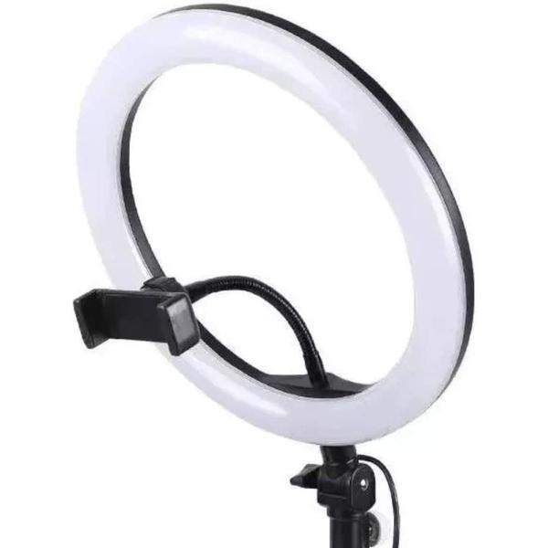 Imagem de Iluminador Ring Light Youtuber 10" 26cm Usb Led Tripé