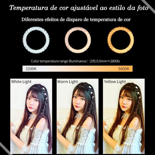 Iluminador Ring Ligth Anel Luz 26Cm Fotos Selfie Youtuber - Bmax Imagem de Iluminador Ring Ligth Anel Luz 26Cm Fotos Selfie Youtuber