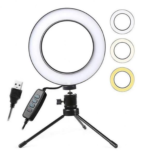 Iluminador Ring Ligth De Led 6,5 Polegadas - Bc Bora Colega Shop Imagem de Iluminador Ring Ligth De Led 6,5 Polegadas