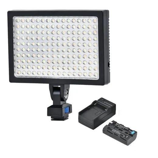 Imagem de Iluminador soleste Video Light Led 1700 + Bateria F570+tripe 2m