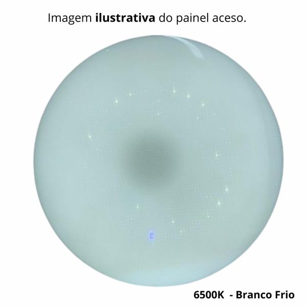 Imagem de Iluminaria Painel Plafon De Sobrepor Led  Efeito Brilho/Brilhante 6500k 24w Bivolt Sp003