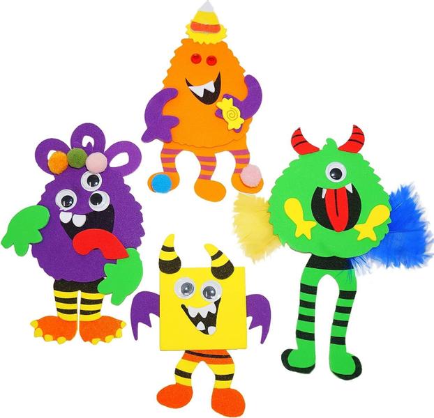 Imagem de Ímã de espuma Craft Kit 4E's Novelty Halloween Silly Monsters