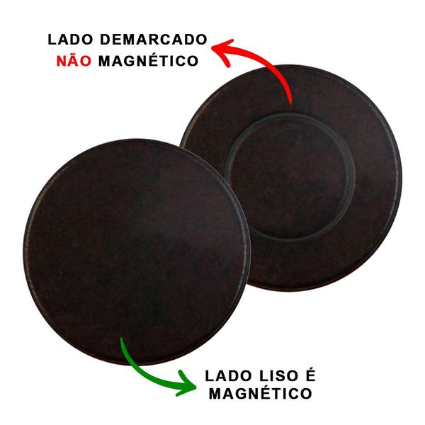 Imagem de Imã de Ferrite Redondo 15mmx3mm Para Geladeira Artesanato 50 unidades