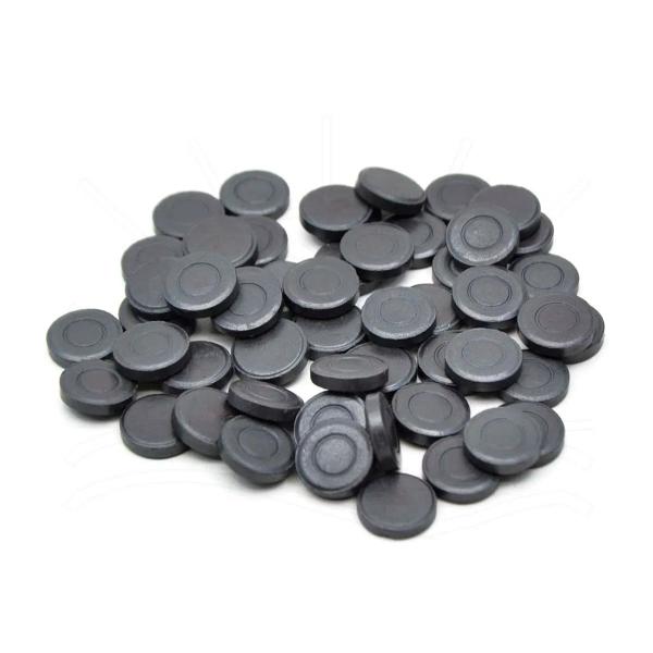 Imagem de Imã de Ferrite Redondo 15mmx3mm Para Geladeira Artesanato 50 unidades