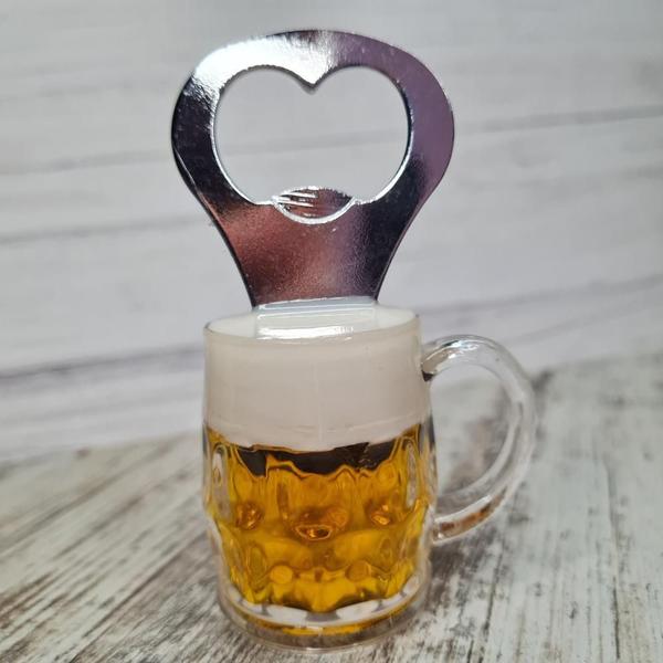 Imagem de Imã de Geladeira Abridor de Garrafas Caneca Chopp - Boni