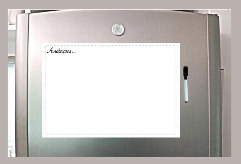 Ímã De Geladeira Porta Recado Anotações Planner Com Caneta - nosier Imagem de Ímã De Geladeira Porta Recado Anotações Planner Com Caneta