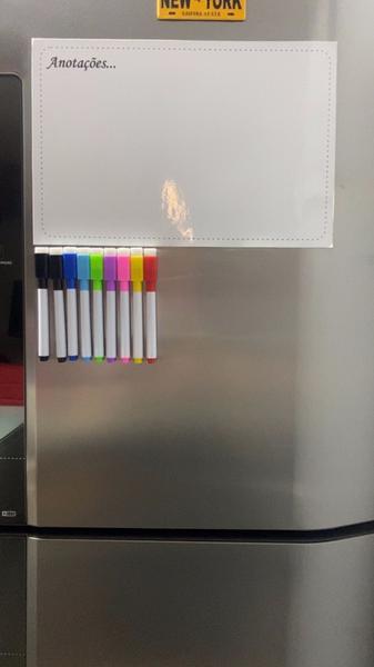 Ímã De Geladeira Porta Recado Anotações Planner Com Caneta - nosier Imagem de Ímã De Geladeira Porta Recado Anotações Planner Com Caneta