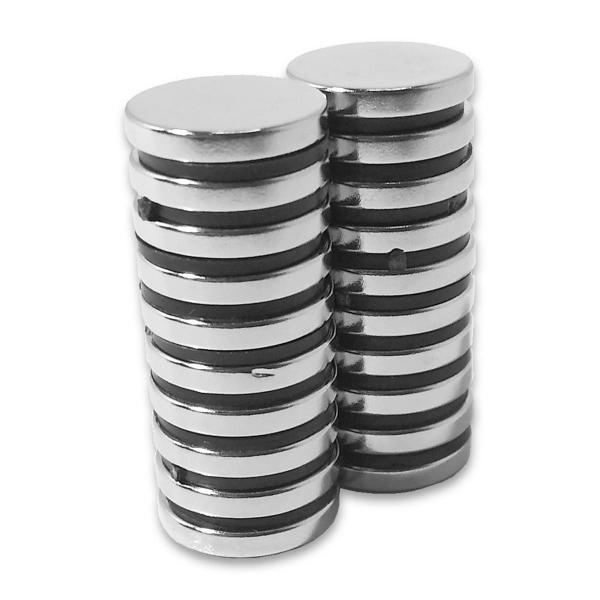 Ímã De Neodímio Super Forte 12,5Mm X 2Mm Com 100 Peças - Fácil Negócio Importadora Imagem de Ímã De Neodímio Super Forte 12,5Mm X 2Mm Com 100 Peças