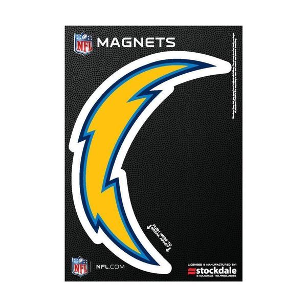 Imagem de Imã Magnético Vinil 7X12Cm Los Angeles Chargers Nfl