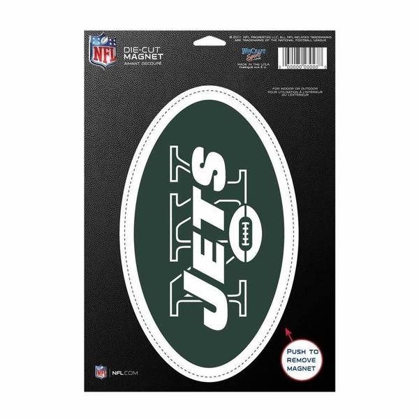 Imagem de Imã Magnético Vinil 7X12Cm New York Jets Nfl