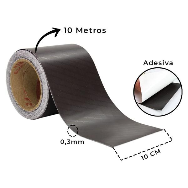 Imã Manta Magnética Adesiva 10cm Para Artesanato 20 Metros - Fermag Imagem de Imã Manta Magnética Adesiva 10cm Para Artesanato 20 Metros