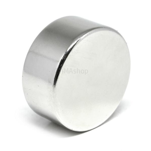 Imagem de Ímã Neodímio N42 Disco 22x10 mm Força Aprox. 14,3kg - 1 unidade