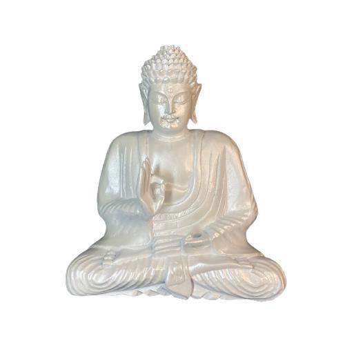 Imagem de Imagem Buda Sentado Perolado - Hindu Resina